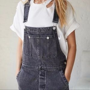 Free People We The Free Charcoal Overalls, size 27